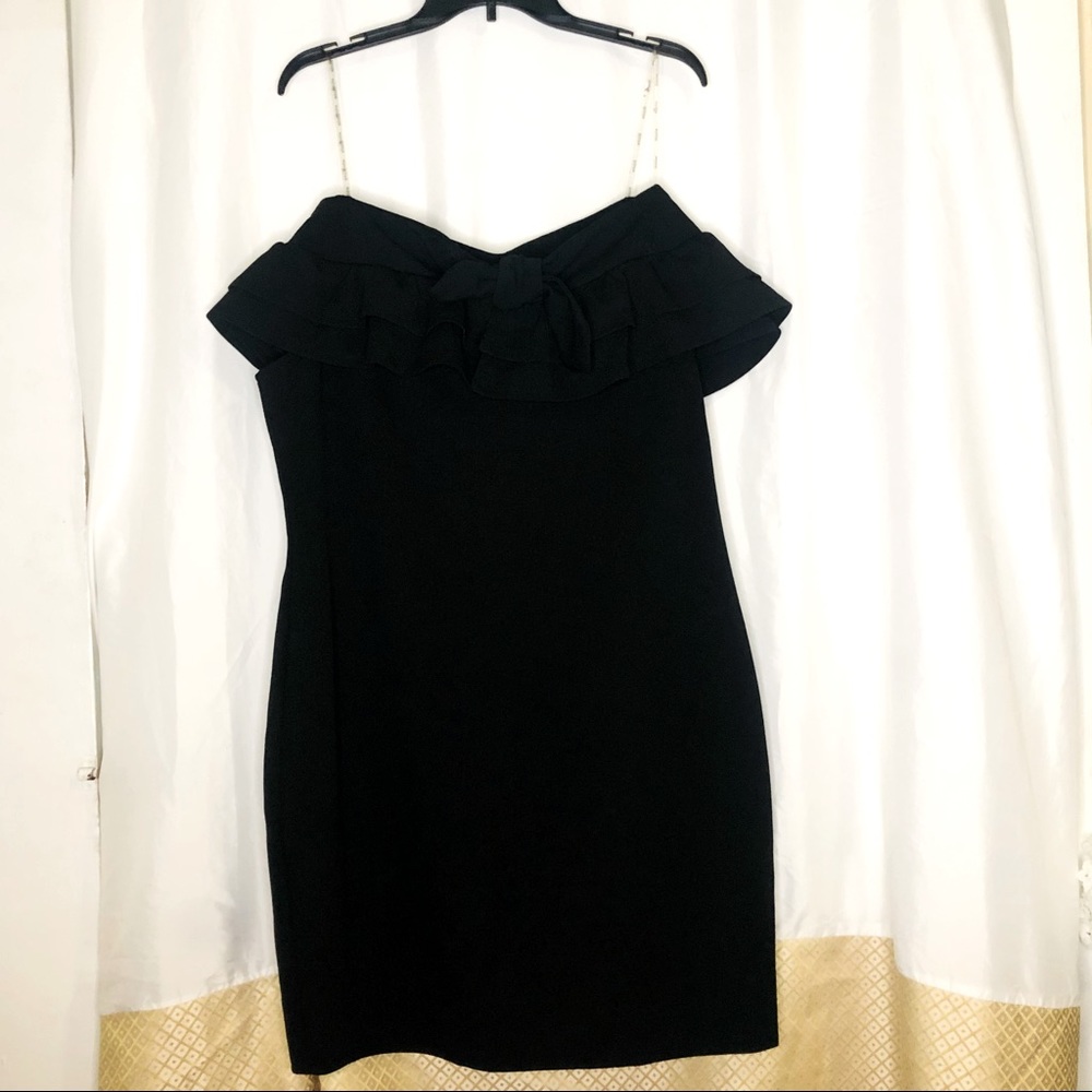 Strapless off shoulder dress...